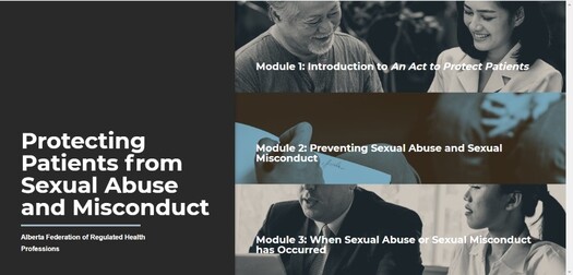 Cover page Protecting Patients from Sexual Abuse and Misconduct
